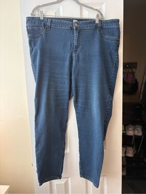 Workshop Republic Clothing Women's Dark Blue Stretch Jeggings